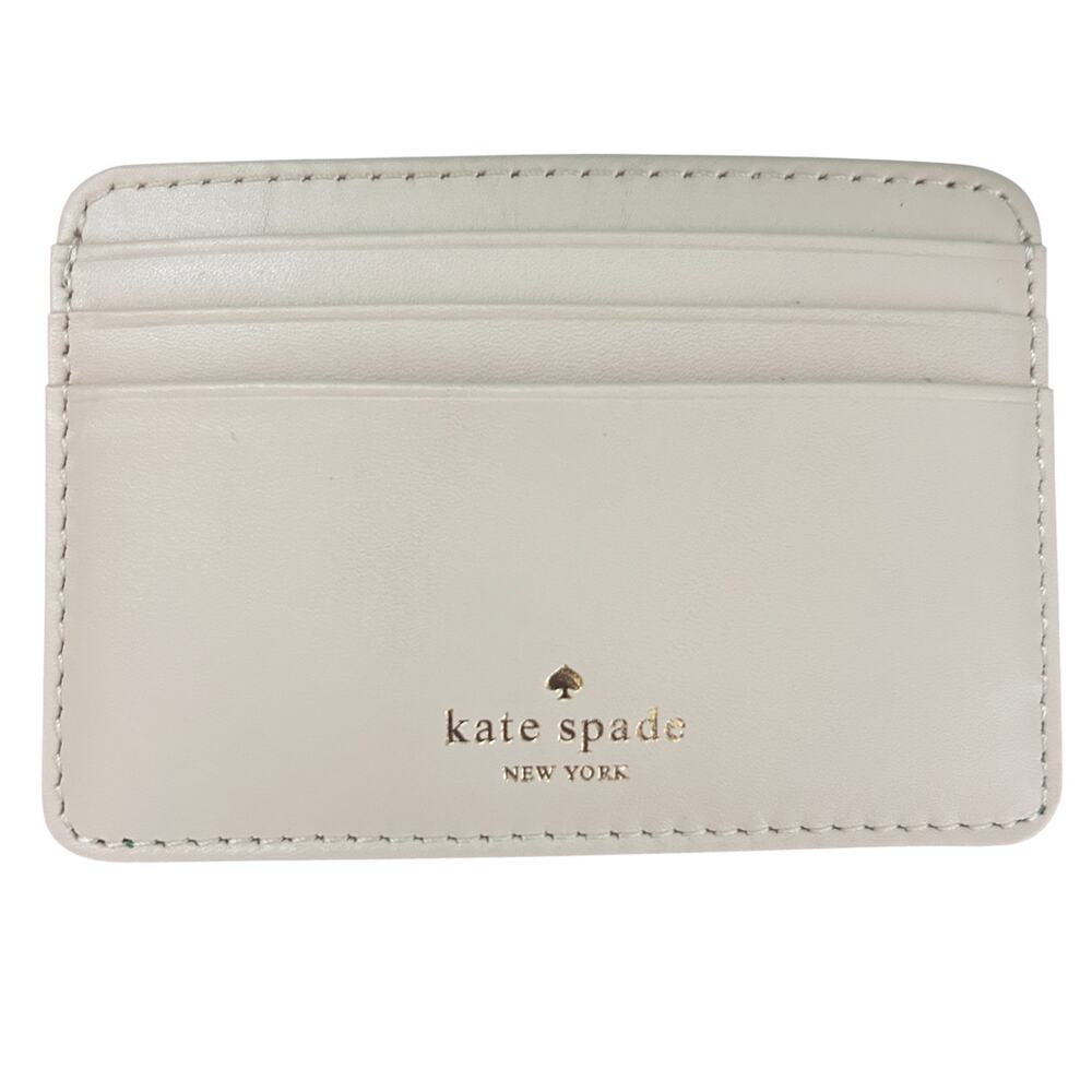 Kate Spade New York NEW IN BOX Freshgreen Graham  Leather Credit Card Holder - Picture 4 of 8